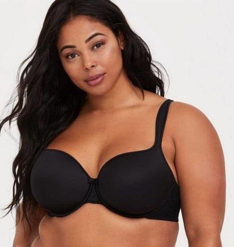 Torrid CURVE Sexy Full coverage black bra Size 44 C 44C Black NEW