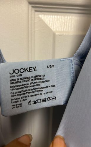 Jockey Forever Fit™ Lake Sky V-Neck Molded Cup Bra Blue Size L - $21 (16%  Off Retail) New With Tags - From Isabelle