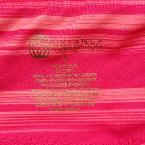 Balance Collection hot pink striped leggings size small - $33 - From Gina