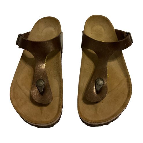 Blaze overskydende filosof Birkenstock 𝅺 Gizeh Mocha Toffee Sandals EUR 38 US 7 Brown - $71 - From  Silvia