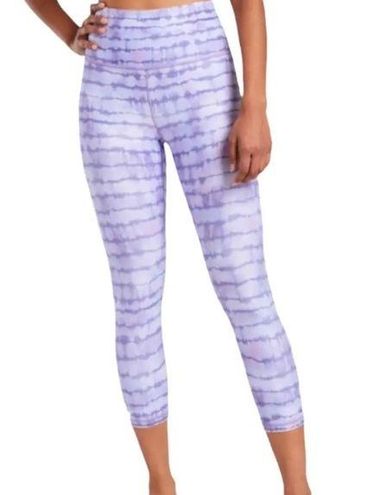 Athleta Elation Tie Dye Print Capri Leggings Tahiti Dusk Lilac Size XS -  $25 - From Vicki