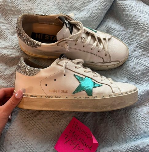 Golden Goose HI STAR 38 Green Size 7.5 - $250 (54% Off Retail