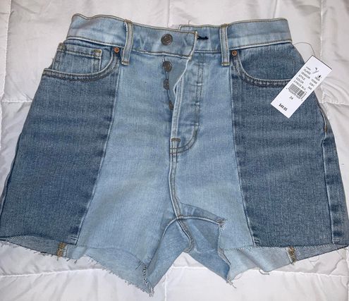 PacSun High Rise Icon Short Blue Size 