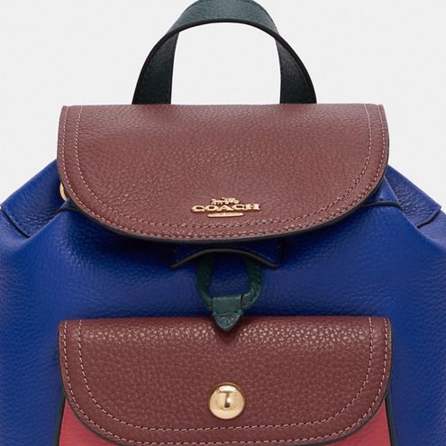 Coach Pennie Backpack 22 in Colorblock