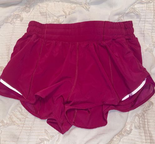 Lululemon Ripened Raspberry Hotty Hot Shorts Pink Size 6 - $40