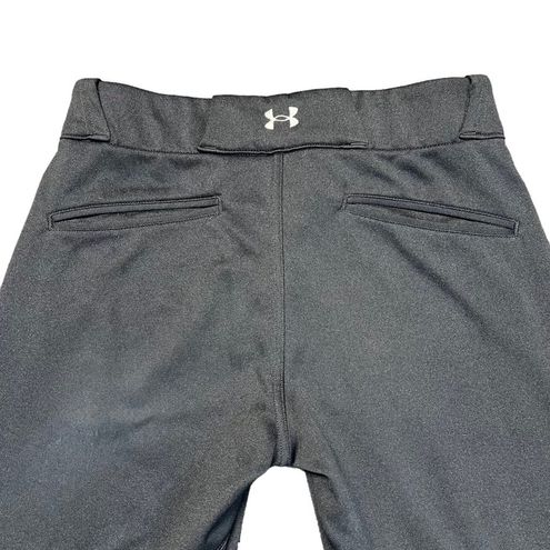 Under Armour Womens HeatGear Athletic Vanish Softball Pants Black Medium  EUC - $28 - From Tiffany