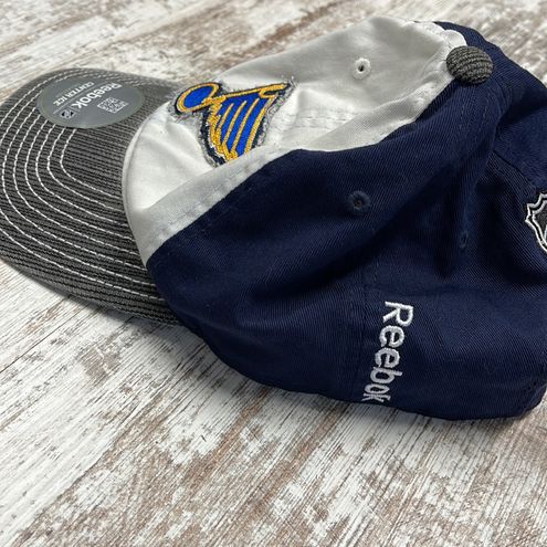 Reebok, Accessories, St Louis Blues Hat Cap Authentic Center Ice  Collection Reebok S Nhl