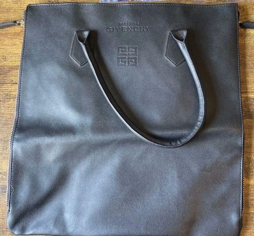 Givenchy Parfums Tote Bag Black Two Handle Black Patent Luxury