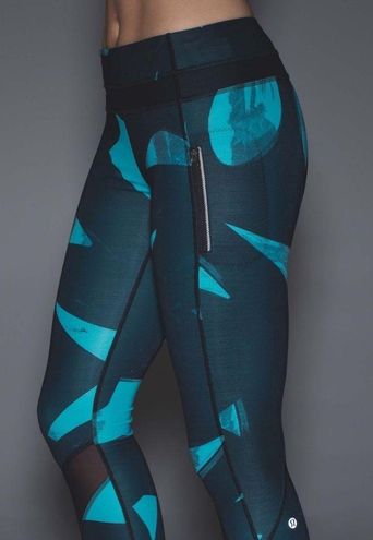 Lululemon Inspire Tight II *Full-On Luxtreme (Mesh) Peacock Blue