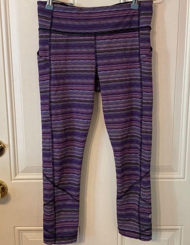 Lululemon Wunder Under Pant III Space Dye Twist Regal Plum