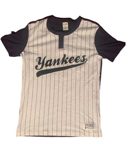 PINK - Victoria's Secret Yankees Shirt Blue - $15 (62% Off Retail) - From  Isaac
