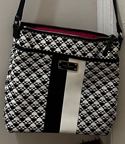 KATE SPADE Penn Place Black/White Tote Shoulder Bag