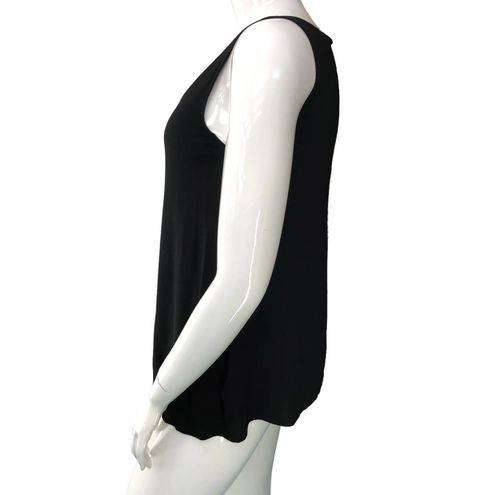 Eileen Fisher Womens Size M Swing Tank Top Black 100% Silk Tunic Length  Stretch Size M - $50 - From Dan