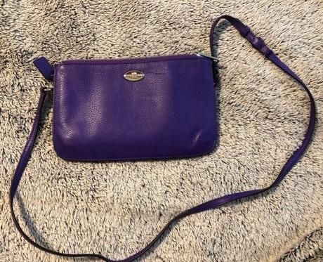 tas shoulder-bag Coach Madison Quilted Lindsey 70th Anniversary Purple  Shoulder Bag | Tinkerlust