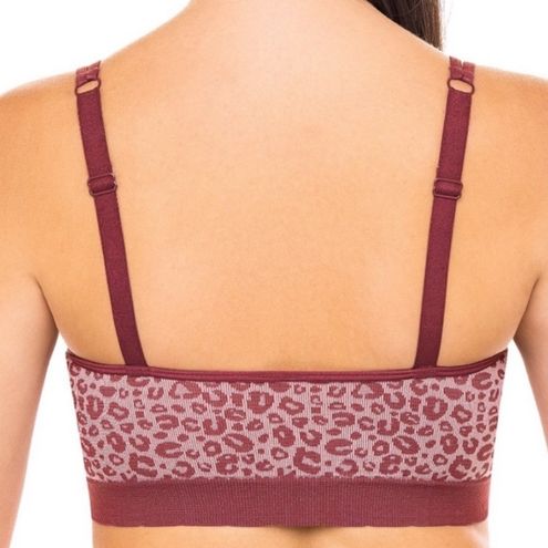 Kindly Yours caged v-neck seamless leopard print bralette size XXL - $14  New With Tags - From dejavuapparel