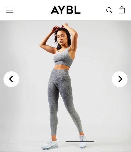 AYBL Womens Size XS Gray Pulse Ombre Seamless Leggings - $26