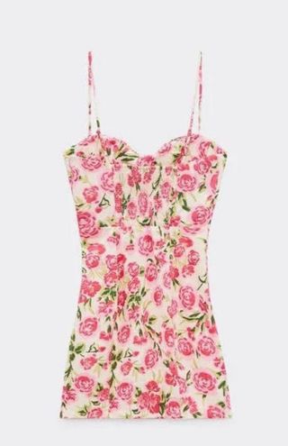 ZARA Floral Corset Dress Size Xs Multi - $25 (64% Off Retail) - From BB