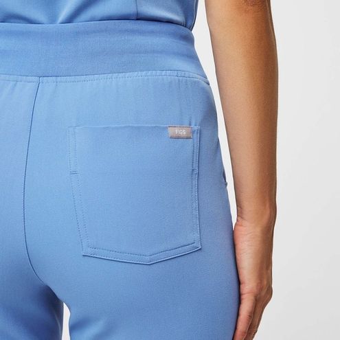 Figs, Pants & Jumpsuits, Figs High Waisted Zamora Jogger Scrub Pants In  Ceil Blue Regular Length