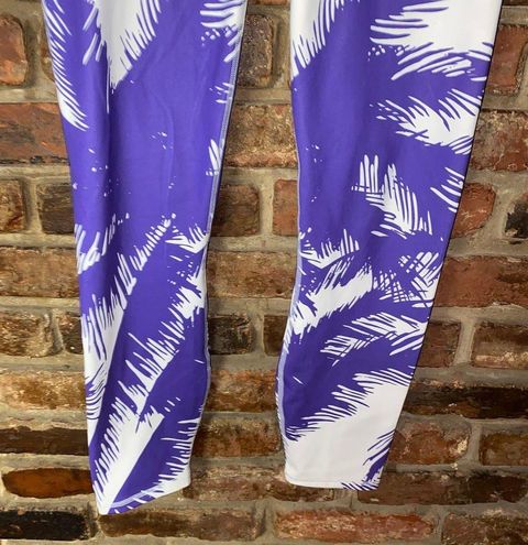 Fabletics High-Waisted Printed PureLuxe 7/8 Womens Paradiso Size