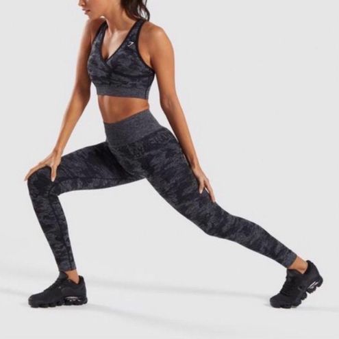 Adapt Camo Seamless Leggings Black