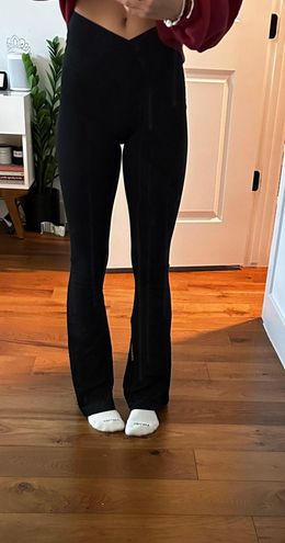 Aerie Flare Leggings Crossover Waist Black Size XS - $30 (44% Off Retail) -  From Courtney