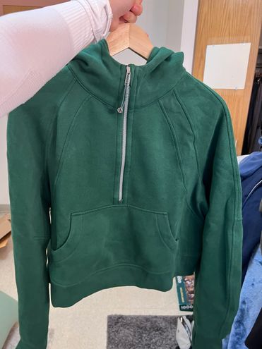 Lululemon Scuba Oversized Half-Zip Hoodie XS S Everglade Green - $120 -  From Eden