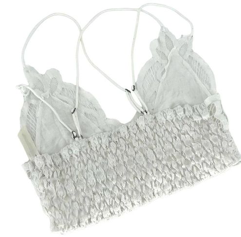 Free People FP One Adela Longline Bralette White XS - $25 - From Shelley