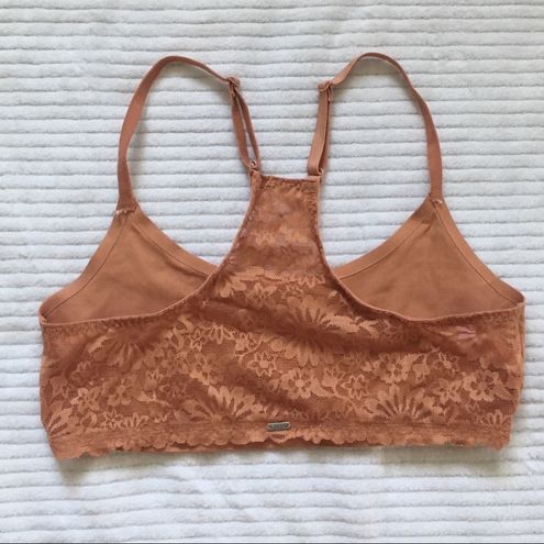 PINK - Victoria's Secret Unlined Racerback Bralette Size M - $14 - From  Beadsatbp