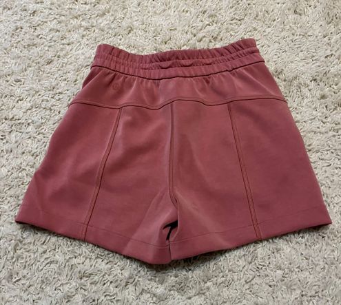 Lululemon Softstreme High Rise Shorts 4” Size 2 Brier Rose Pink - $82 New  With Tags - From Ava