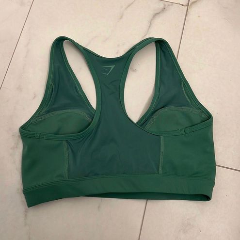 Gymshark Whitney Mesh Sports Bra - Palm Green