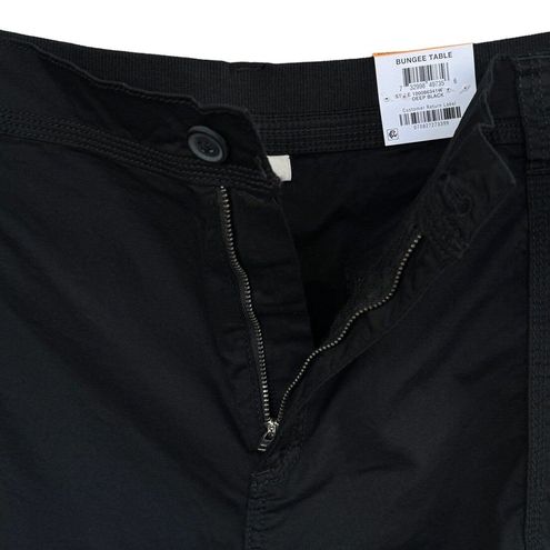 Style & Co SZ 24W Capris Mid-Rise Cargo Pockets Cinch Hems Stretch Zip-Fly  Black - $21 New With Tags - From Lori