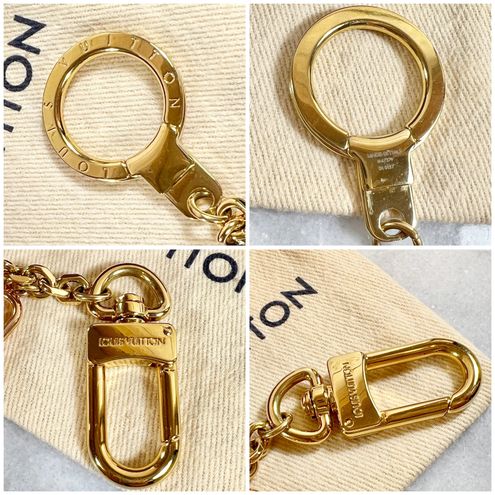 Louis Vuitton Fleur De Monogram Bag Charm Chain…. Gold - $651