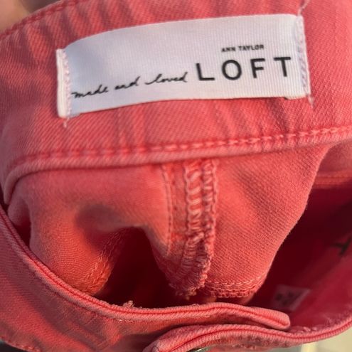 Loft Ann Taylor women's capris size 8, coral pants, 29 - $11