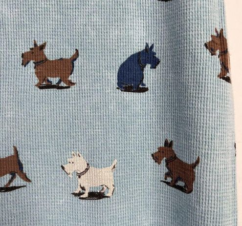 Munki Munki Women's XL 2 Piece Thermal Pajama Shirt Pants Set Dog Scottie  Westie - $28 - From The Okie