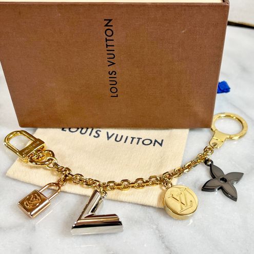 Louis Vuitton Fleur De Monogram Bag Charm Chain…. Gold - $651 (49% Off  Retail) - From Mallory