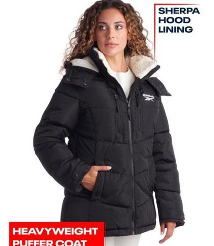 Reebok Women Winter Jacket - Heavyweight Quilted Puffer Parka Coat