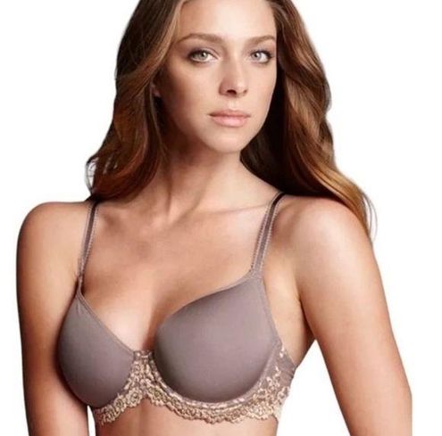 Wacoal Lace Embrace T Shirt Bra Brown Size 34DDD 34F - $23 - From Pink