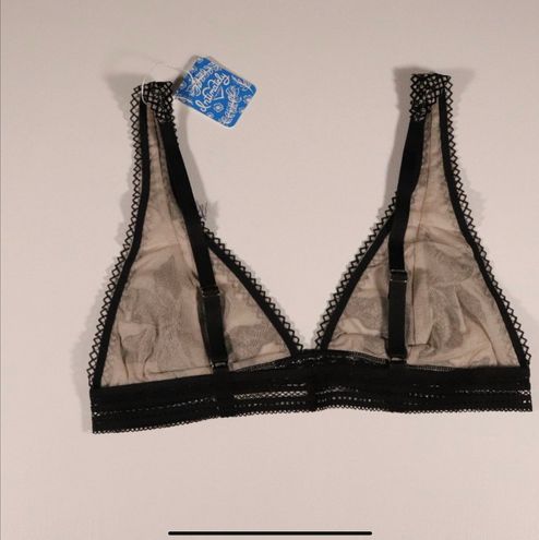 Free People Women's Alia Bralette, Black Combo XS at  Women's  Clothing store