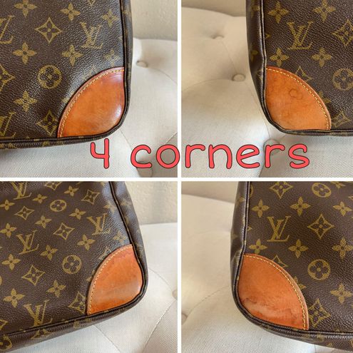 Boulogne leather handbag Louis Vuitton Brown in Leather - 32884470