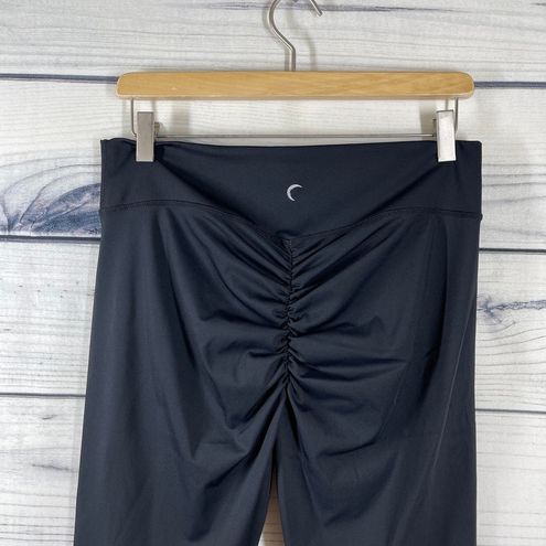 Zyia Active Scrunchy Ruched Black Leggings Size 14/16 - $25 - From