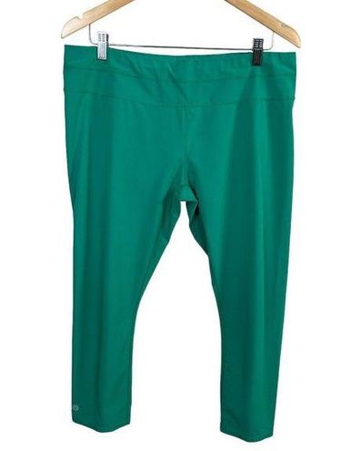 Athleta Leggings XL Tall Green Dobby Sonar Capri Cropped Stretch Womens  Active - $40 - From Jamie