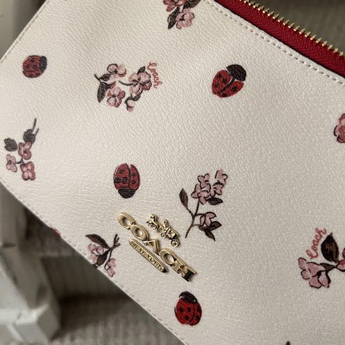 Coach Jes Baguette With Ladybug Floral Print