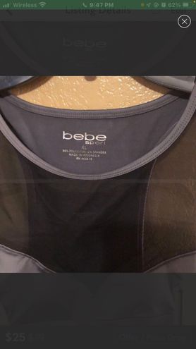 Bebe Sports Bra Gray Size XL - $30 (23% Off Retail) New With Tags - From  forever