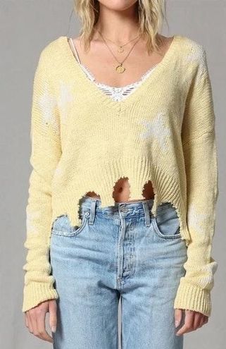 blank paige star sweater
