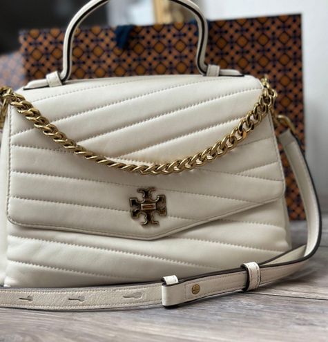 tory burch kira chevron white