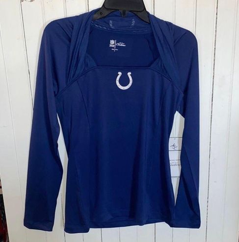 NFL, Shirts, New Nfl Indianapolis Colts Team Logo Long Sleeve Flannel  Shirt