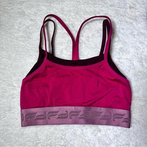 Fabletics Poppy Pink Womens Seamless Sports Bra - Size Small - New With Tags