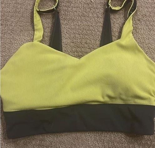 Zyia Neon Yellow Parallel Luxe Adjustable bra​​ Size XXL - $27 - From  Lindsey