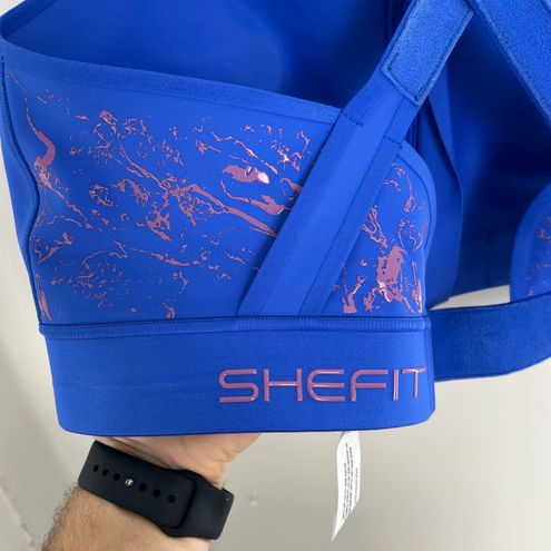 SHEFIT sports SHEFIT- Flex Sports Bra Medium Impact Blue Athletic Workout  Training Gym Running Size 5X - $42 (44% Off Retail) - From Abbey