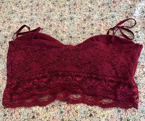 Magenta Lace Bralette